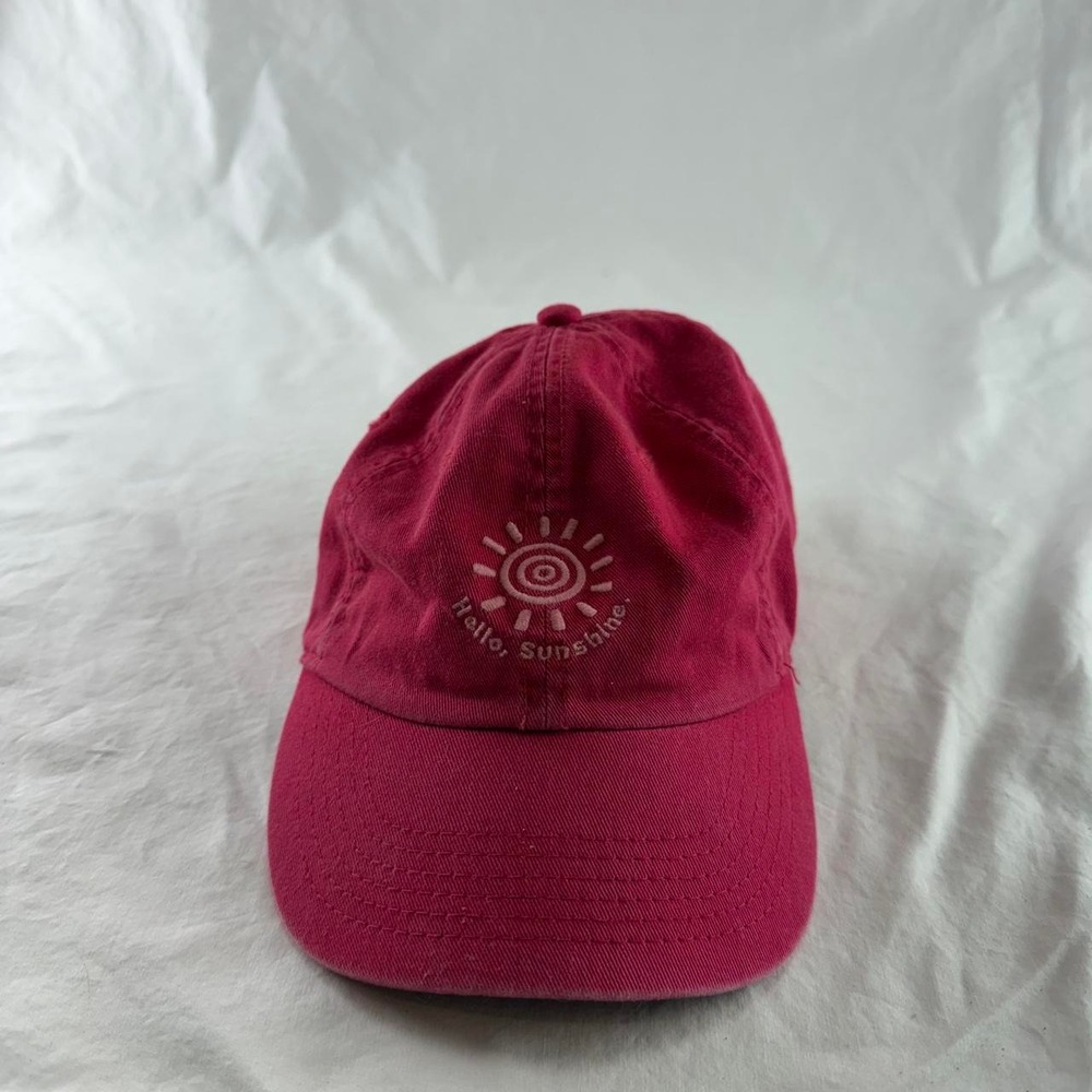 Life Is Good 'Hello, Sunshine' Embroidered Baseball Cap Cotton Granola Indie
